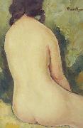 Nicolae Tonitza Nud, semnat dreapta sus cu negru, ulei pe carton. Sweden oil painting artist